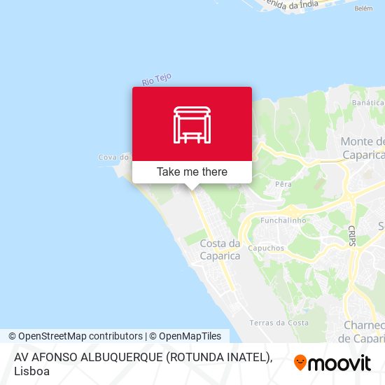 AV AFONSO ALBUQUERQUE (ROTUNDA INATEL) map