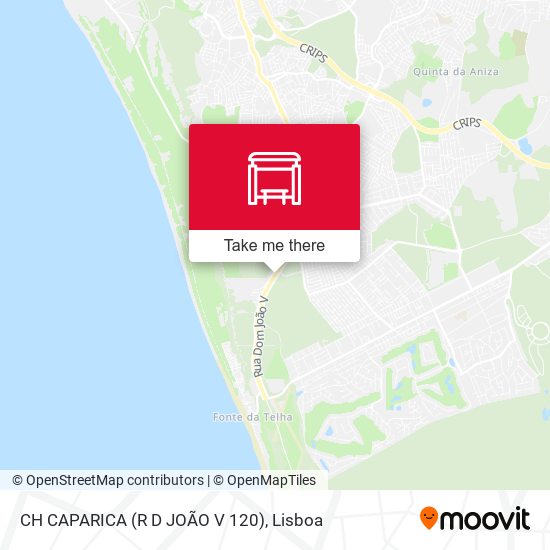 CH CAPARICA (R D JOÃO V 120) map