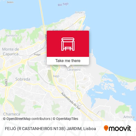 FEIJÓ (R CASTANHEIROS N13B) JARDIM mapa