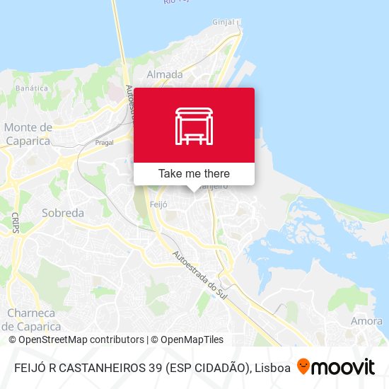 FEIJÓ R CASTANHEIROS 39 (ESP CIDADÃO) map