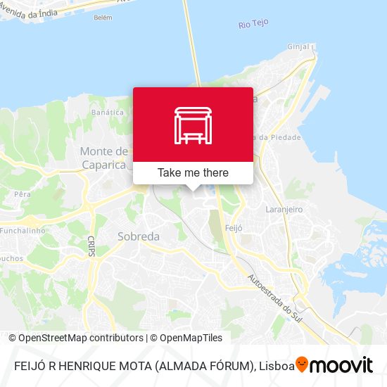 FEIJÓ R HENRIQUE MOTA (ALMADA FÓRUM) map