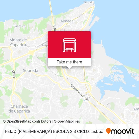 FEIJÓ (R ALEMBRANÇA) ESCOLA 2 3 CICLO map