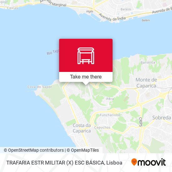 TRAFARIA ESTR MILITAR (X) ESC BÁSICA mapa