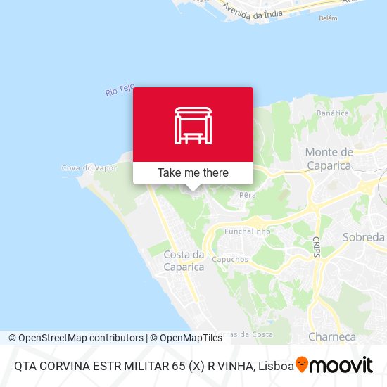 QTA CORVINA ESTR MILITAR 65 (X) R VINHA map