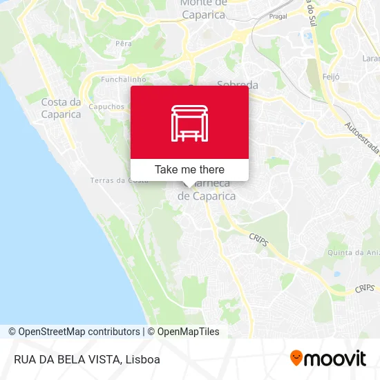 RUA DA BELA VISTA map