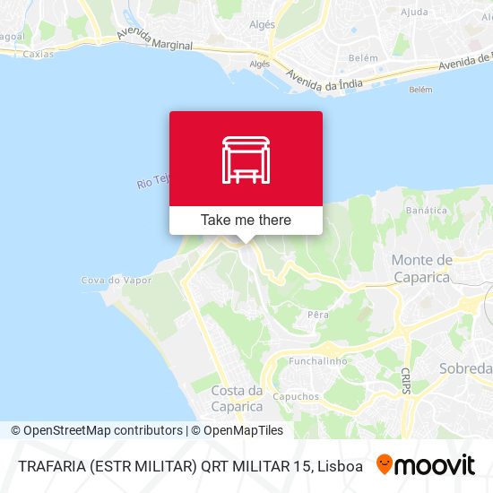TRAFARIA (ESTR MILITAR) QRT MILITAR 15 map
