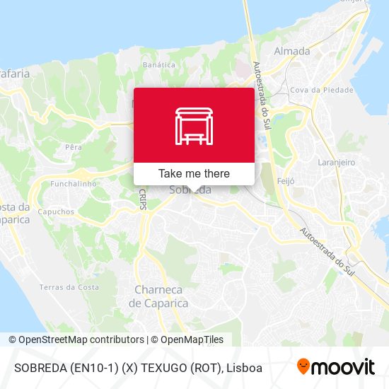 SOBREDA (EN10-1) (X) TEXUGO (ROT) map