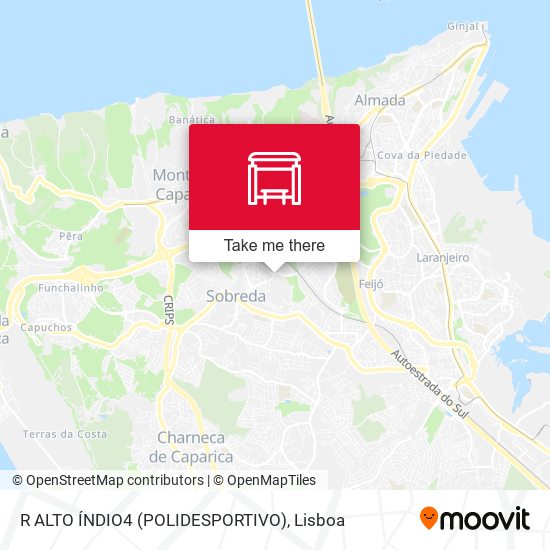 R ALTO ÍNDIO4 (POLIDESPORTIVO) map