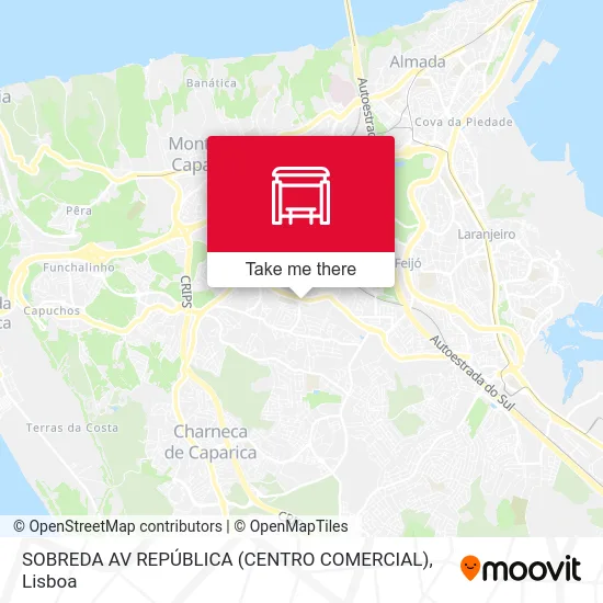 SOBREDA AV REPÚBLICA (CENTRO COMERCIAL) map