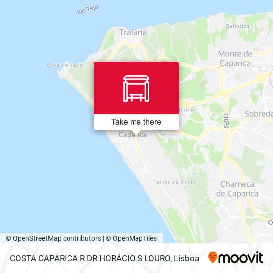 COSTA CAPARICA R DR HORÁCIO S LOURO map