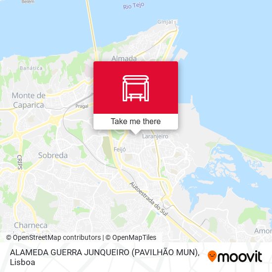 ALAMEDA GUERRA JUNQUEIRO (PAVILHÃO MUN) map