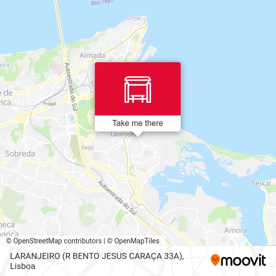 LARANJEIRO (R BENTO JESUS CARAÇA 33A) map