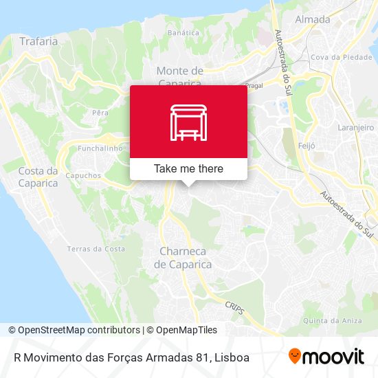 R Movimento das Forças Armadas 81 map