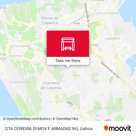 QTA CERIEIRA (R MOV F ARMADAS 96) map