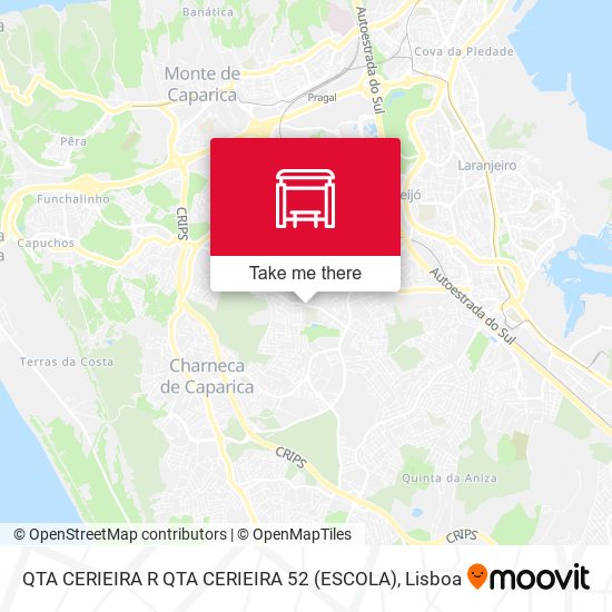 QTA CERIEIRA R QTA CERIEIRA 52 (ESCOLA) mapa