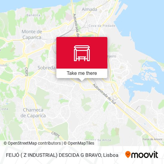 FEIJÓ ( Z INDUSTRIAL) DESCIDA G BRAVO map
