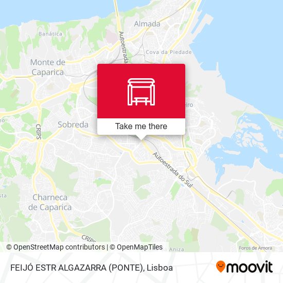 FEIJÓ ESTR ALGAZARRA (PONTE) mapa