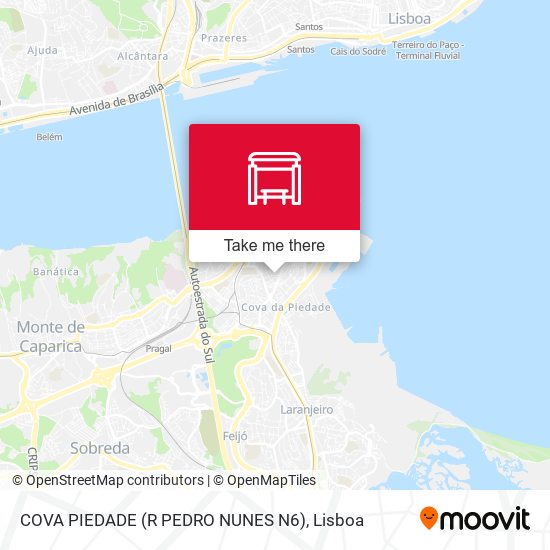 COVA PIEDADE (R PEDRO NUNES N6) map