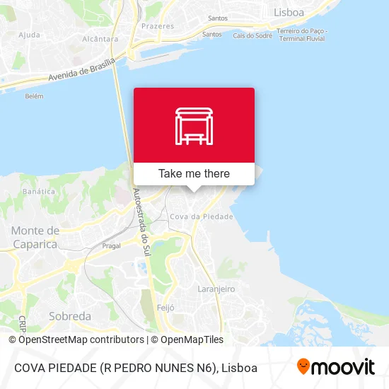 COVA PIEDADE (R PEDRO NUNES N6) map