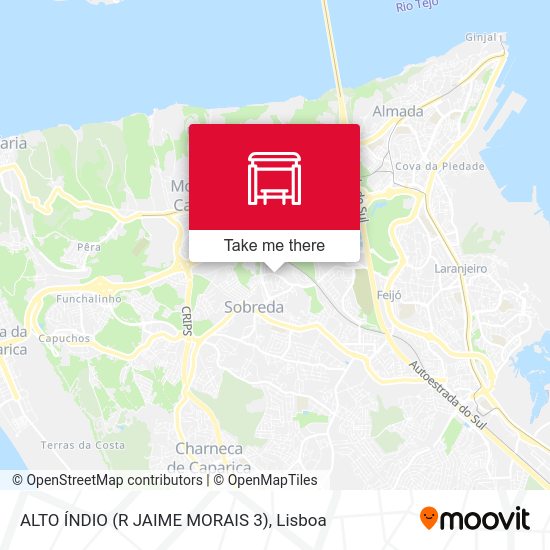 ALTO ÍNDIO (R JAIME MORAIS 3) mapa