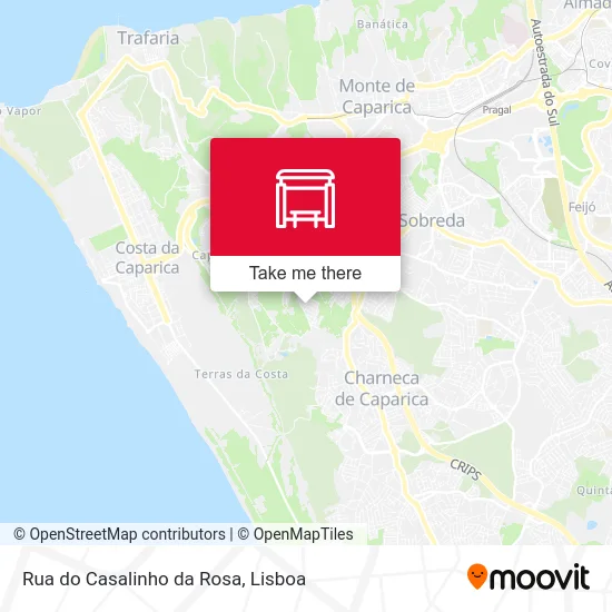 Rua do Casalinho da Rosa map