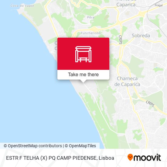 ESTR F TELHA (X) PQ CAMP PIEDENSE map