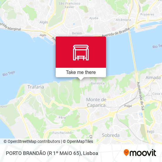 PORTO BRANDÃO (R 1º MAIO 65) map