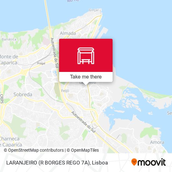 LARANJEIRO (R BORGES REGO 7A) map