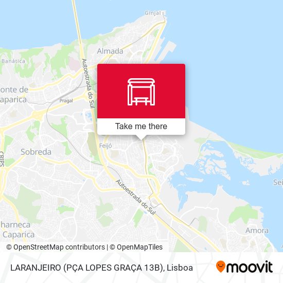 LARANJEIRO (PÇA LOPES GRAÇA 13B) mapa