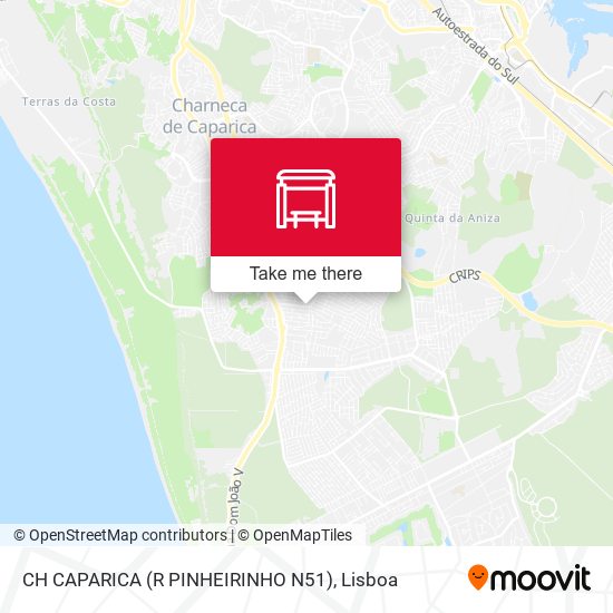 CH CAPARICA (R PINHEIRINHO N51) map
