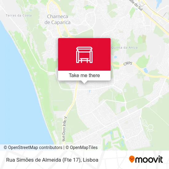 Rua Simões de Almeida (Fte 17) map