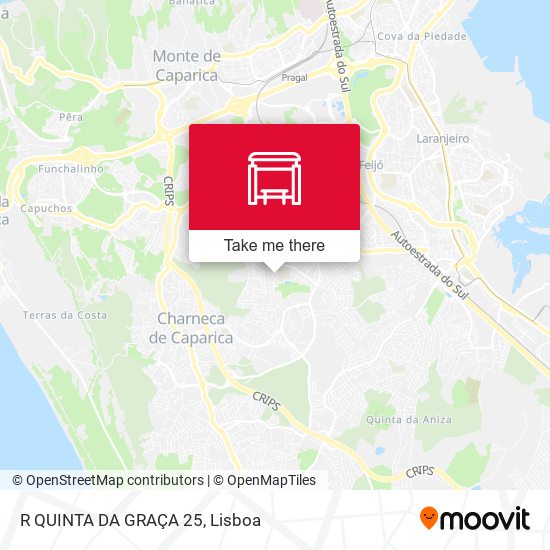 R QUINTA DA GRAÇA 25 map