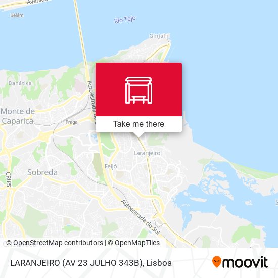 LARANJEIRO (AV 23 JULHO 343B) map