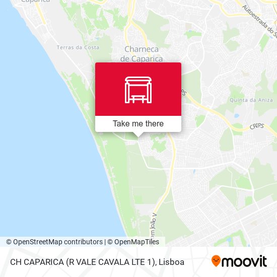 CH CAPARICA (R VALE CAVALA LTE 1) map