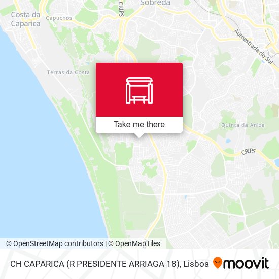 CH CAPARICA (R PRESIDENTE ARRIAGA 18) mapa