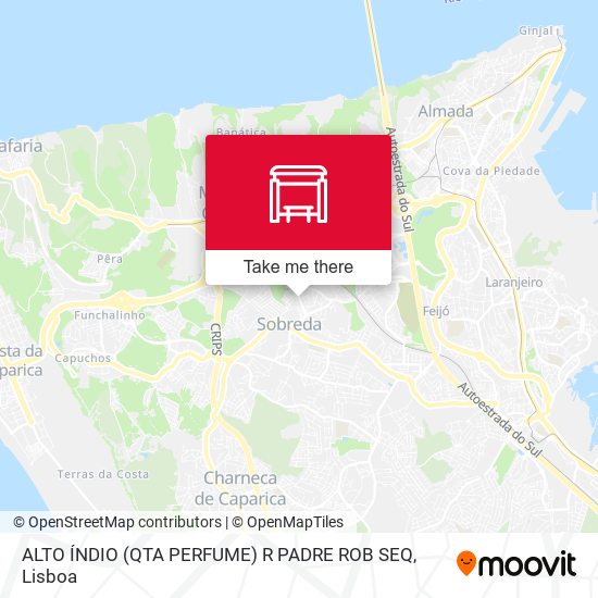 ALTO ÍNDIO (QTA PERFUME) R PADRE ROB SEQ map
