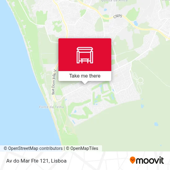 Av do Mar Fte 121 map