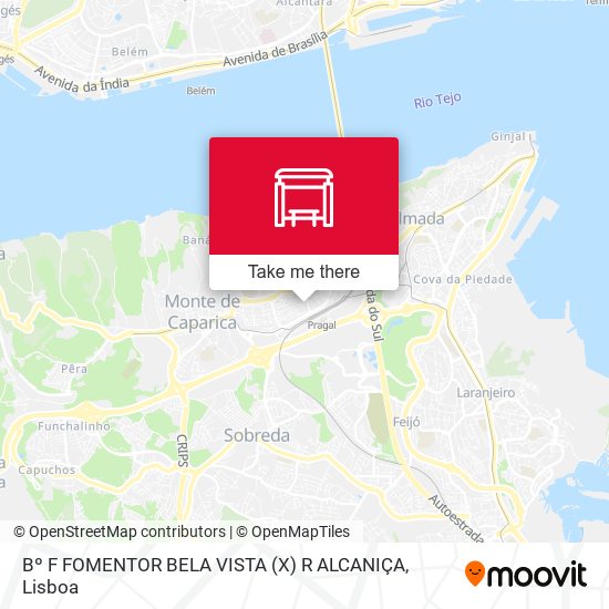 Bº F FOMENTOR BELA VISTA (X) R ALCANIÇA mapa