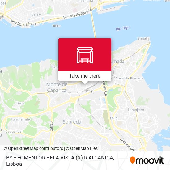 Bº F FOMENTOR BELA VISTA (X) R ALCANIÇA map