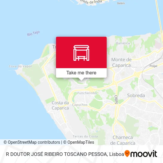 R DOUTOR JOSÉ RIBEIRO TOSCANO PESSOA map