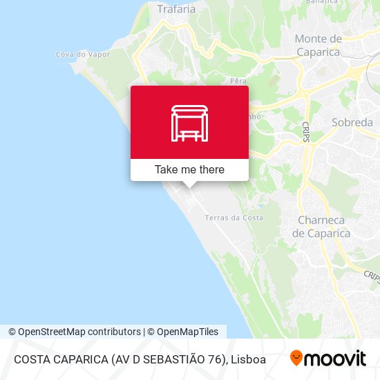COSTA CAPARICA (AV D SEBASTIÃO 76) map