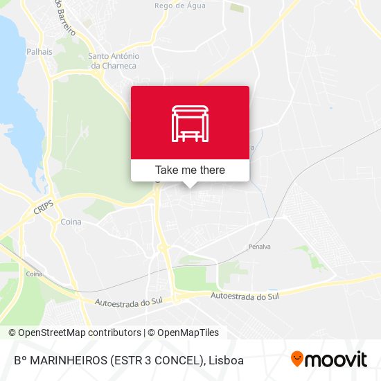 Bº MARINHEIROS (ESTR 3 CONCEL) mapa