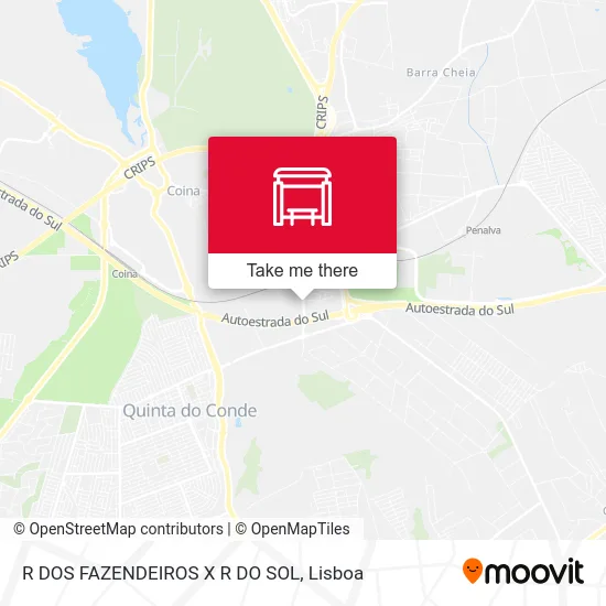 R DOS FAZENDEIROS X R DO SOL map