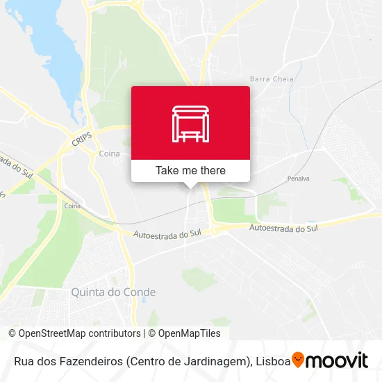 Rua dos Fazendeiros (Centro de Jardinagem) map