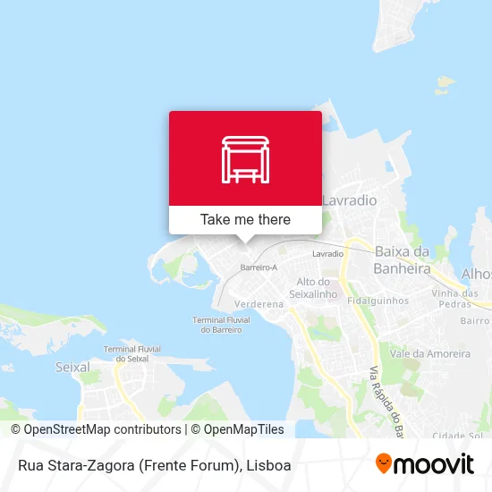 Rua Stara-Zagora (Frente Forum) map
