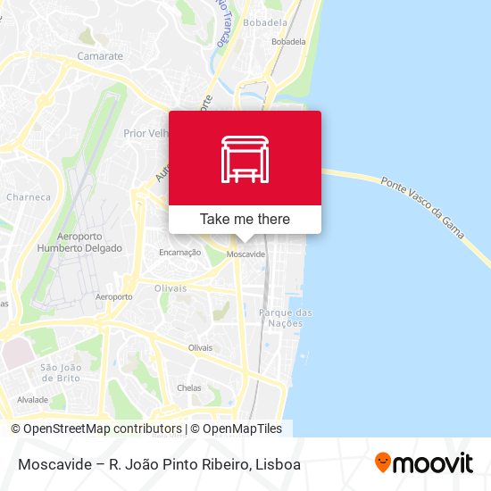 Moscavide – R. João Pinto Ribeiro map