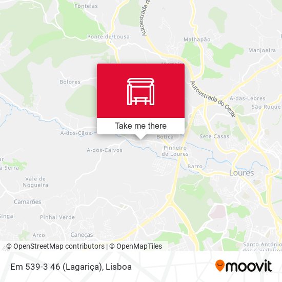 Em 539-3 46 (Lagariça) mapa