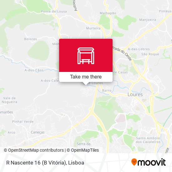 R Nascente 16 (B Vitória) mapa