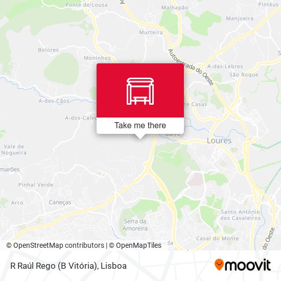 R Raúl Rego (B Vitória) mapa