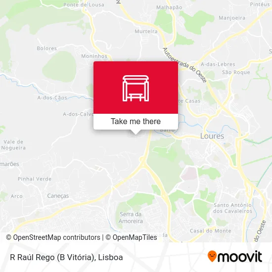 R Raúl Rego (B Vitória) map